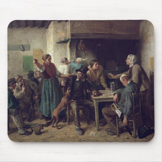 Weinhandlung Montag, 1858 Mousepad (Vorne)