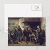 Weinhandlung Montag, 1858 Postkarte (Vorne/Hinten)