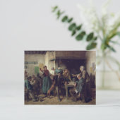 Weinhandlung Montag, 1858 Postkarte (Stehend Vorderseite)