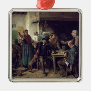 Weinhandlung Montag, 1858 Silbernes Ornament