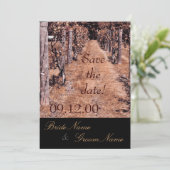 Weinhochzeit Save the Date (Stehend Vorderseite)