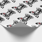 Weinhund Geschenkpapier (Ecke)
