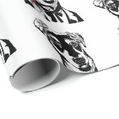 Weinhund Geschenkpapier (Rolleneckpunkt)