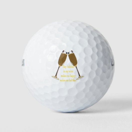 Weinjubeln Golfball (Vorderseite)