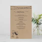 Weinkarte (Stehend Vorderseite)