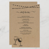 Weinkarte (Vorne/Hinten)