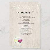 Weinkarte (Vorne/Hinten)