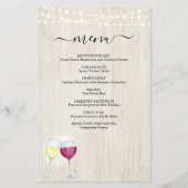 Weinkarte (Vorderseite)