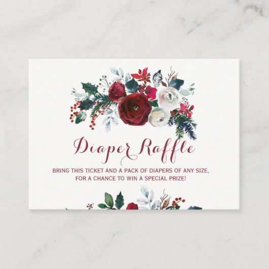 Weinkarte für die Verlosung von Weinpeony Babydusc Begleitkarte (Vorderseite)