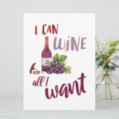 Weinkarte für Freunde Feiertagskarte (Stehend Vorderseite)