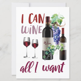 Weinkarte für Freunde Feiertagskarte