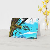 Weinkarte Karte (Gelbe Blume)