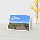 Weinkarte Karte (Gelbe Blume)