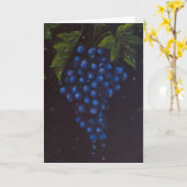 Weinkarte Karte (Gelbe Blume)