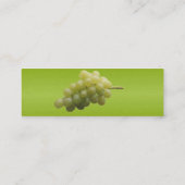 Weinkarte Mini Visitenkarte (Rückseite)