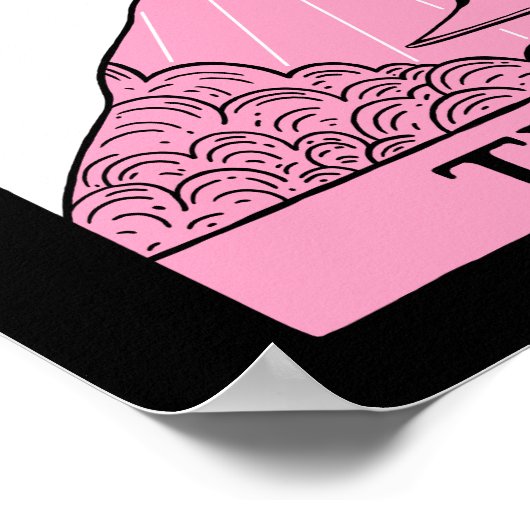 Weinkarte mit Tarot Poster (Ecke)