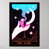 Weinkarte mit Tarot Poster (Vorne)