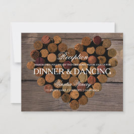 Weinkarte Nr. 2 Rustikaler Empfang Einladung