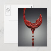 Weinkarte Postkarte (Vorne/Hinten)