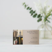 Weinkarte Visitenkarte (Stehend Vorderseite)