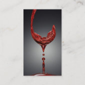 Weinkarte Visitenkarte (Rückseite)