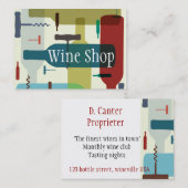 Weinkarte Visitenkarte (Vorne/Hinten)