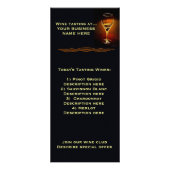 Weinkarte Werbekarte (Hinten)