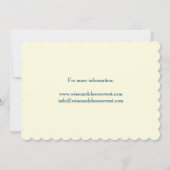 Weinkäse Degustation Cocktail Party Stilton Blue Einladung (Rückseite)