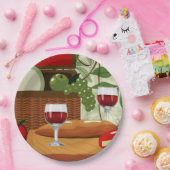 Weinkäsesorten Picnic Party Teller (Party)