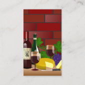 Weinkäsespezialitäten Restaurant Italienisch Visitenkarte (Rückseite)