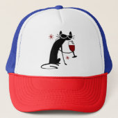Weinkatze Truckerkappe (Vorderseite)