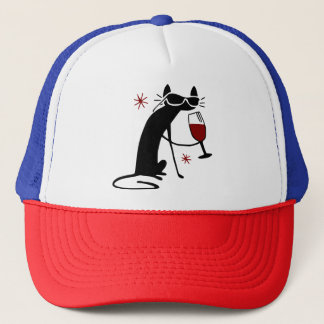 Weinkatze Truckerkappe