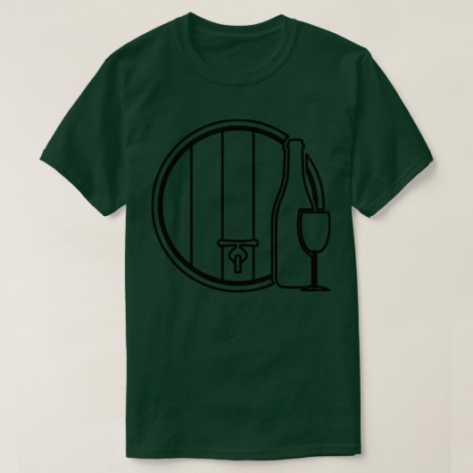 Weinkeg T-Shirt (Design vorne)