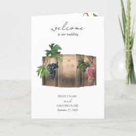 Weinkeller Barrel Weinberg Trauung Dienstorden Programm