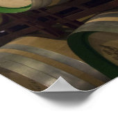 Weinkeller des Bodega Marques de Riscal Poster (Ecke)