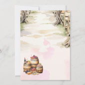 Weinkeller Hochzeit auf Grapevine Inspiriert Save The Date (Rückseite)