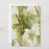 Weinkeller Hochzeit Einladung (Rückseite)