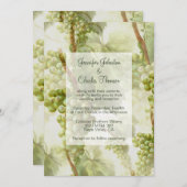 Weinkeller Hochzeit Einladung (Vorne/Hinten)