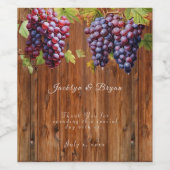 Weinkeller Hochzeitstag Weinkeller Weinetikett (Einzelnes Label)