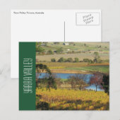 Weinkeller im Yarra-Tal Postkarte (Vorne/Hinten)