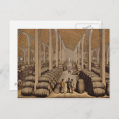 Weinkeller in Jerez de la Frontera Postkarte (Vorne/Hinten)