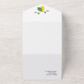 Weinkeller mit Handfarbe  All In One Einladung (Außenbereich)