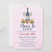 Weinkeller oder Brautdusche Einladung (Vorderseite)