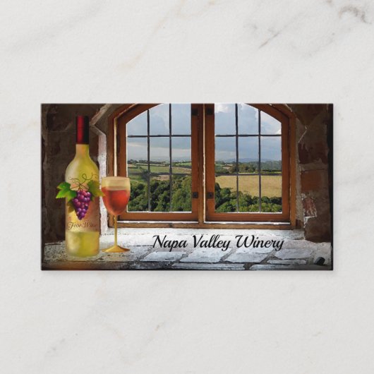 Weinkeller oder Weinkeller Themenkarte Visitenkarte (Vorderseite)