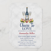 Weinkeller oder Winzerdusche Einladung (Vorne/Hinten)