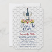 Weinkeller oder Winzerdusche Einladung (Vorderseite)