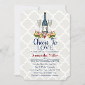 Weinkeller oder Winzerdusche Einladung (Vorderseite)