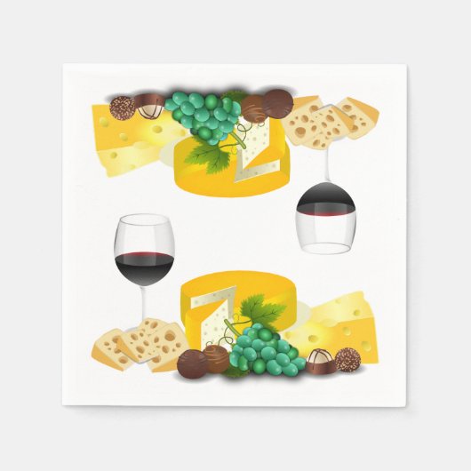 Weinkeller Party Cocktailveranstaltung Serviette (Vorderseite)