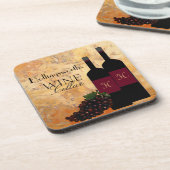 Weinkeller personalisiert getränkeuntersetzer (Linke Seite)