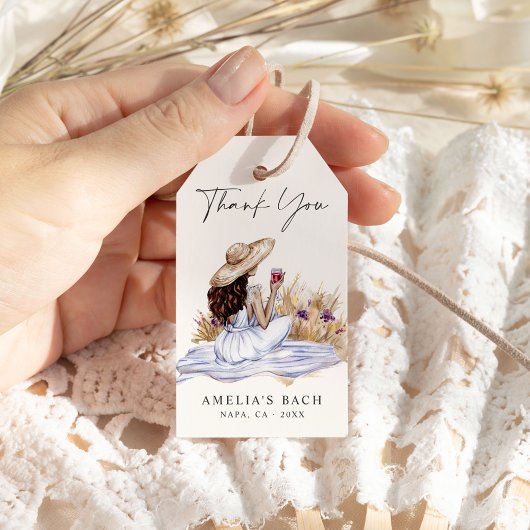 Weinkeller Picnic Hütte Bachelorette Geschenkanhänger